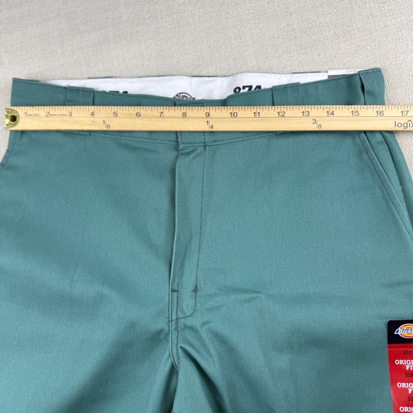 Dickies Men's Chinos in Teal - Picture 9 of 13